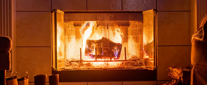 Mendota Hearth Landscape Fireplace Installation in Compton, California